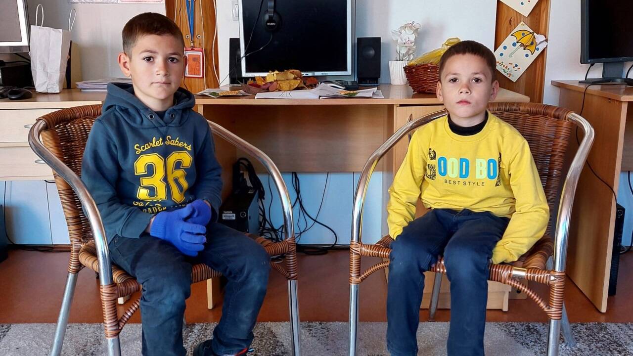 ...Ivan und Anton, hier im Concordia-Tageszentrum in Congaz.  