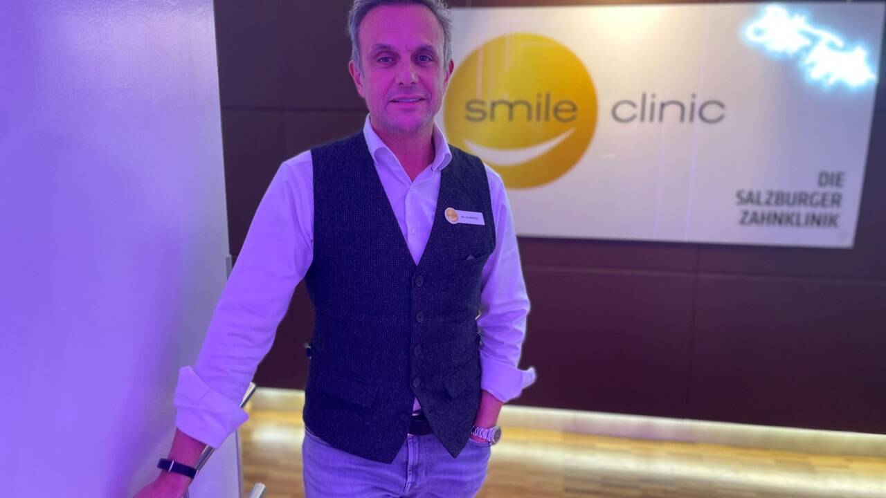 Sehdi Sarmini, Geschäftsführer der Salzburger Smile Clinic, plant seit 2019 ein Ambulatorium.  Sehdi Sarmini, Geschäftsführer der Salzburger Smile Clinic, plant seit 2019 ein Ambulatorium.