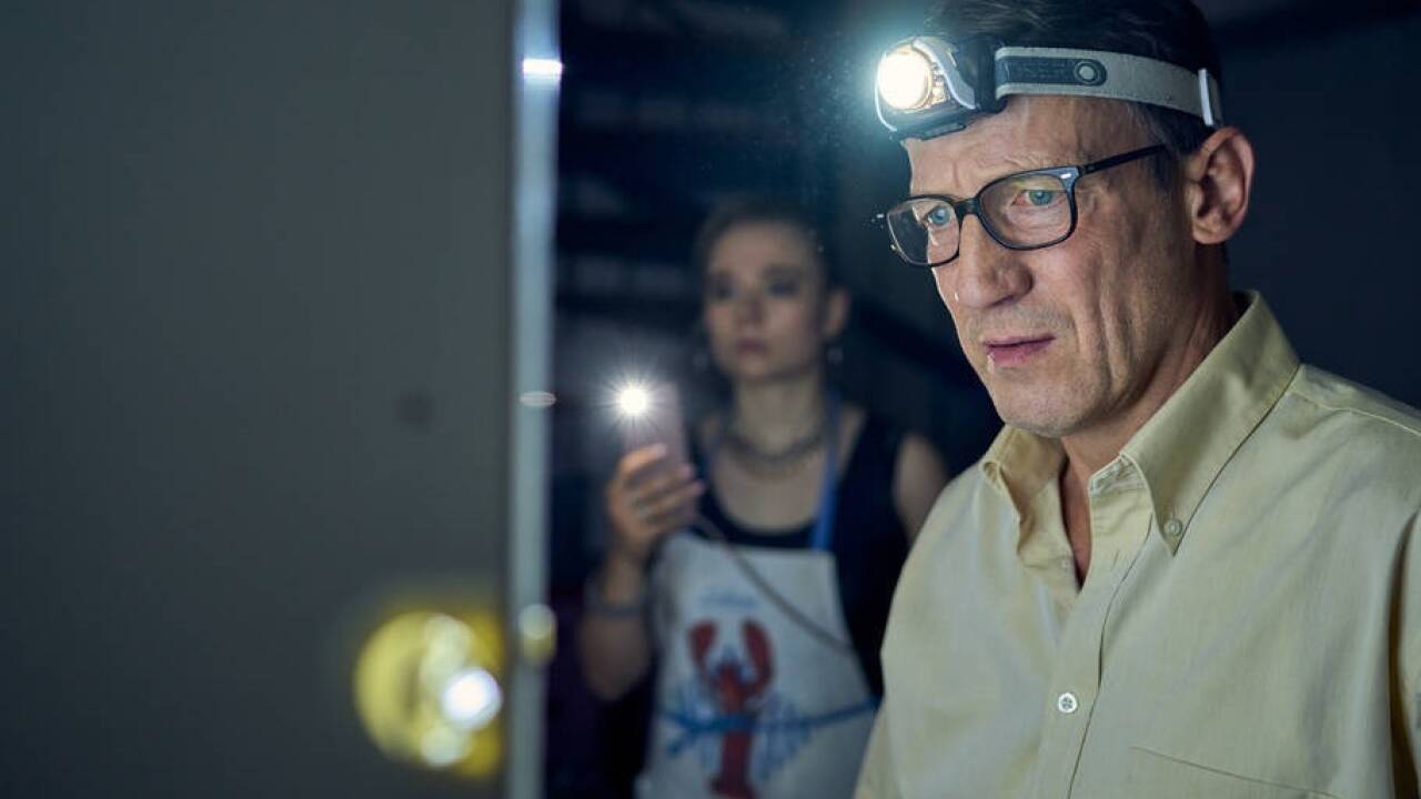 Thomas Wellmann (Wotan Wilke Möhring) und seine Tochter Paula (Daria Vivien Wolf) wurden von einem Blackout überrascht.  