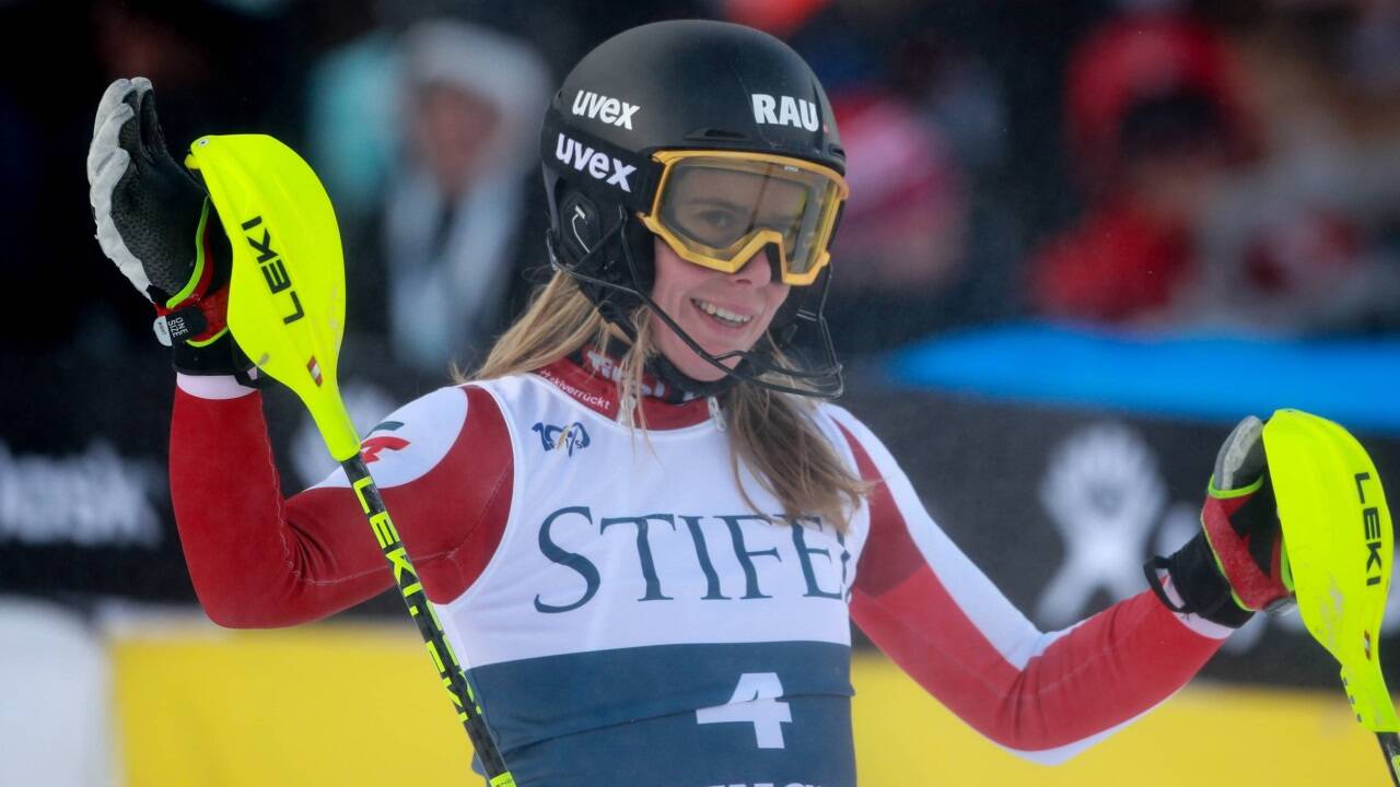 Katharina Liensberger fuhr als einzige Österreicherin unter die Top 10.  Katharina Liensberger fuhr als einzige Österreicherin unter die Top 10.
