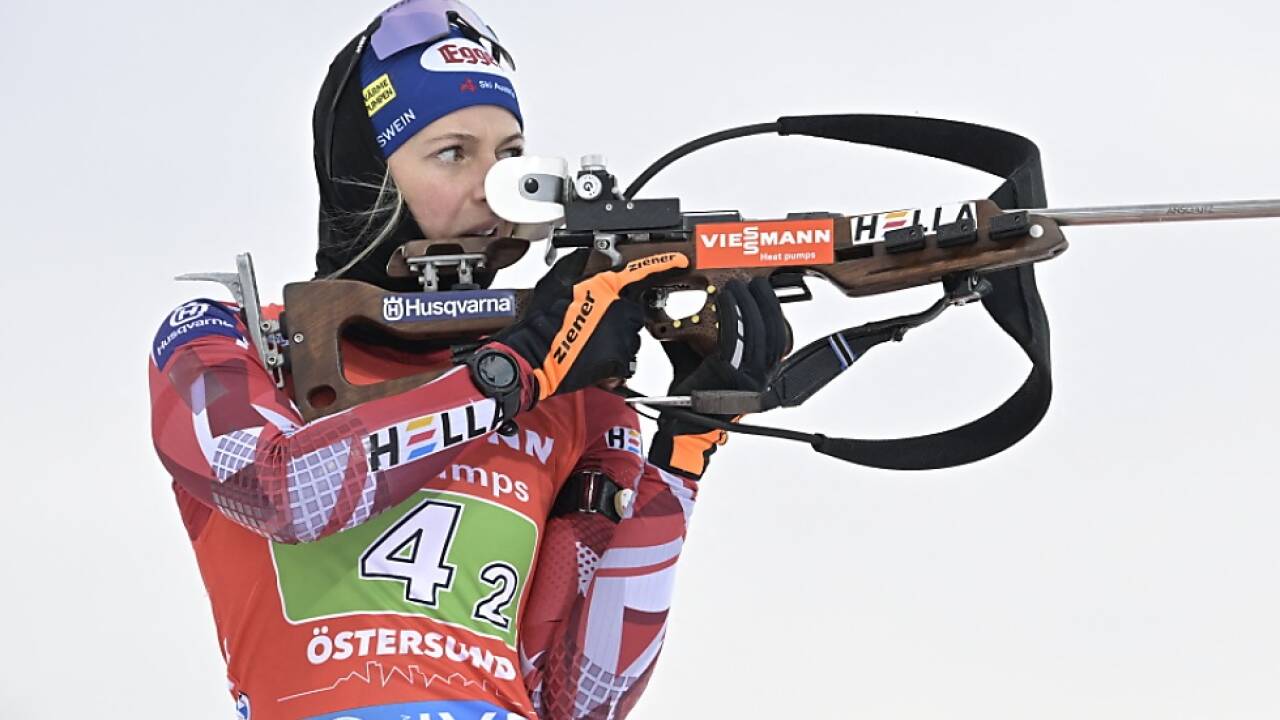 Lisa Hauser mit der ÖSV-Equipe Staffel-Fünfte/Archivbild  Lisa Hauser mit der ÖSV-Equipe Staffel-Fünfte/Archivbild