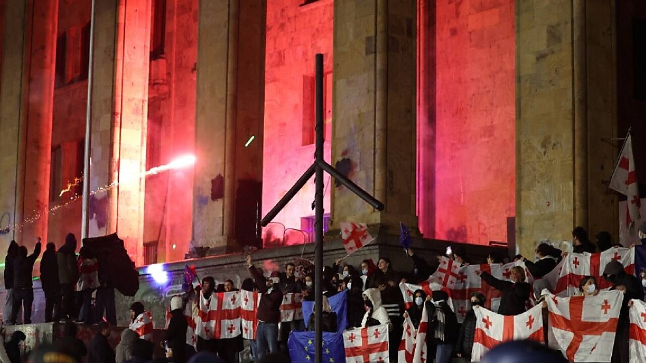 Auch am Sonntagabend gingen viele Menschen auf die Stra§e 