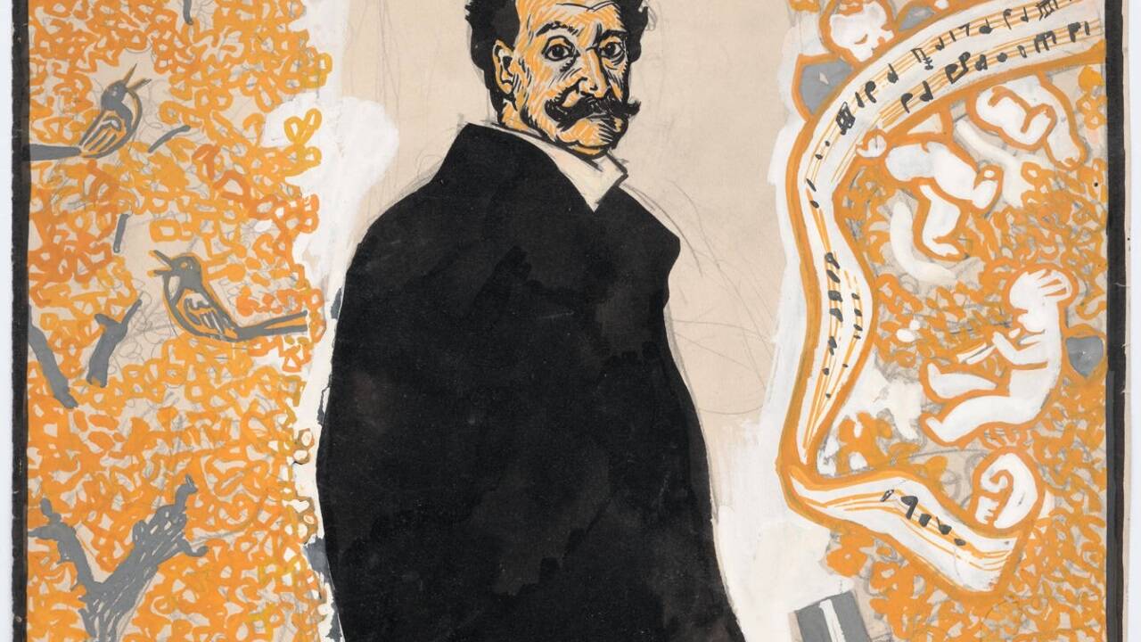 Plakat Johann Strauss, !An der schönen blauen Donau“, 1926 