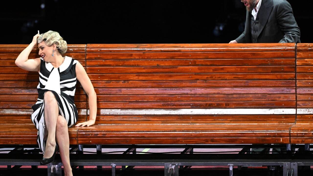 Wiedersehen mit „Macbeth“: Asmik Grigorian und Vladislav Sulimsky in der Inszenierung der Verdi-Oper aus dem Salzburger Festspielsommer 2023, die 2025 wiederaufgenommen wird.  