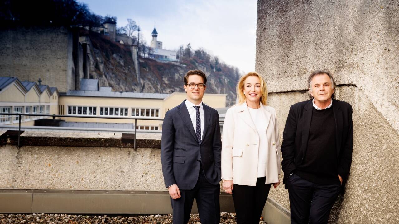 Das Direktorium der Salzburger Festspiele: Lukas Crepaz, Kristina Hammer, Markus Hinterhäuser. 