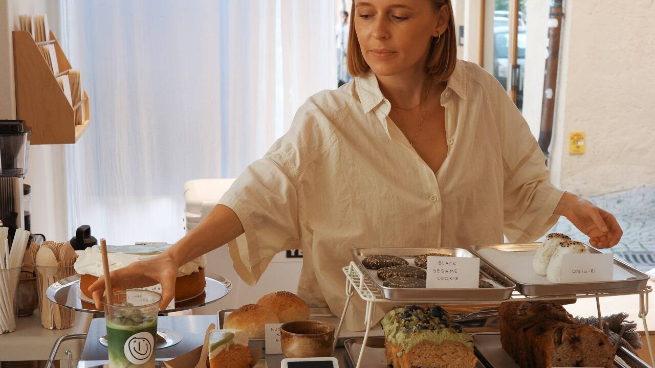 Julia Baier betreibt das Kolma als Pop-up.  Julia Baier betreibt das Kolma als Pop-up.