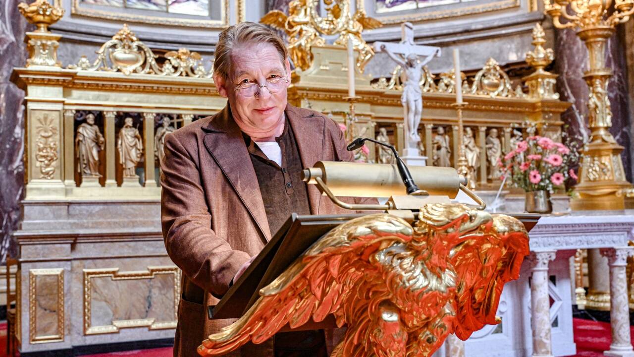 Ben Becker startete sein aktuelles Bühnenprojekt im Dom seiner Wahlheimatstadt Berlin. 