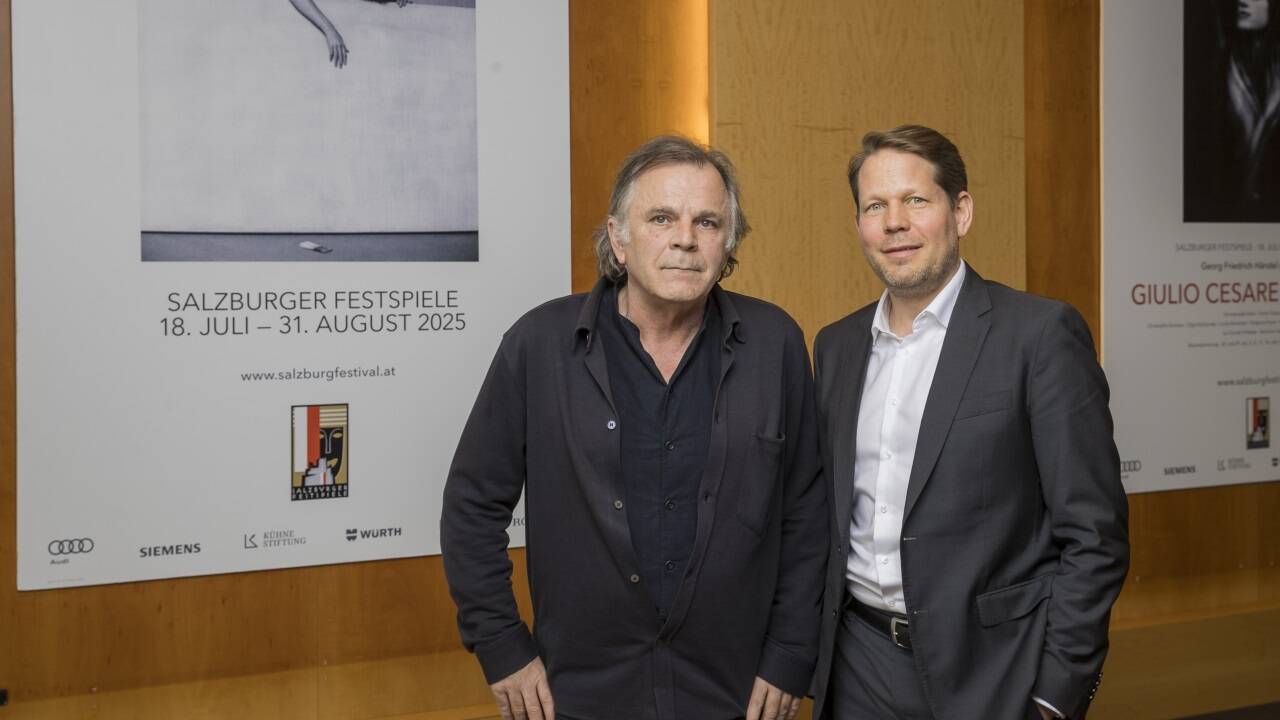 Intendant Markus Hinterhäuser und Konzertchef Florian Wiegand präsentierten das Programm 2025 