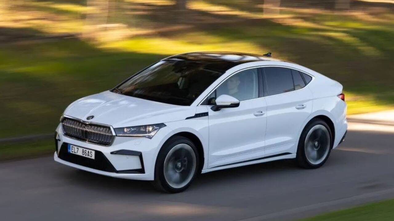 Fixpunkt auf der diesjährigen IMFS am Salzburgring: der Škoda Enyaq. 