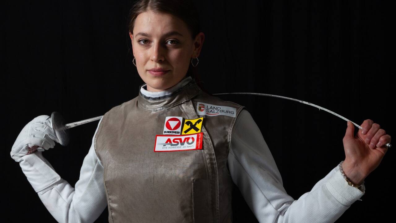 Die Salzburger Olympiahoffnung Lilli Brugger ist Österreichs Nummer eins mit dem Florett. 