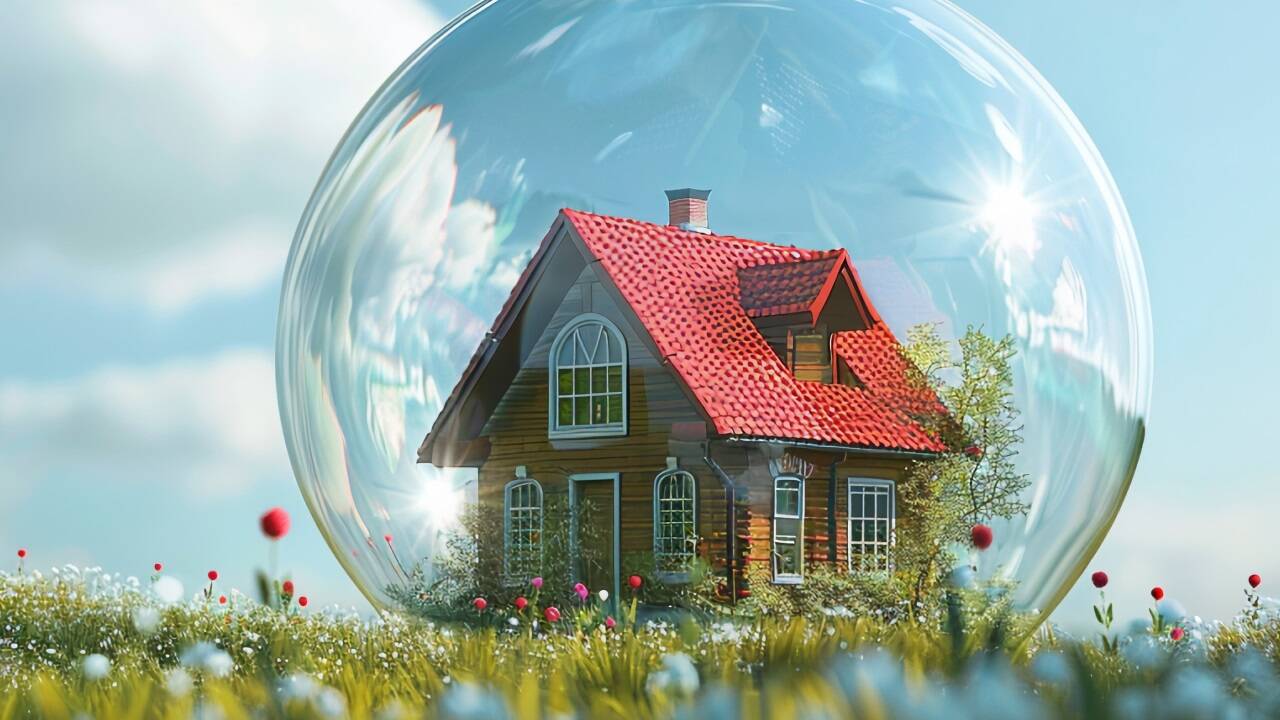 Für viele ein Traum, das eigene Haus im Grünen.  Für viele ein Traum, das eigene Haus im Grünen.