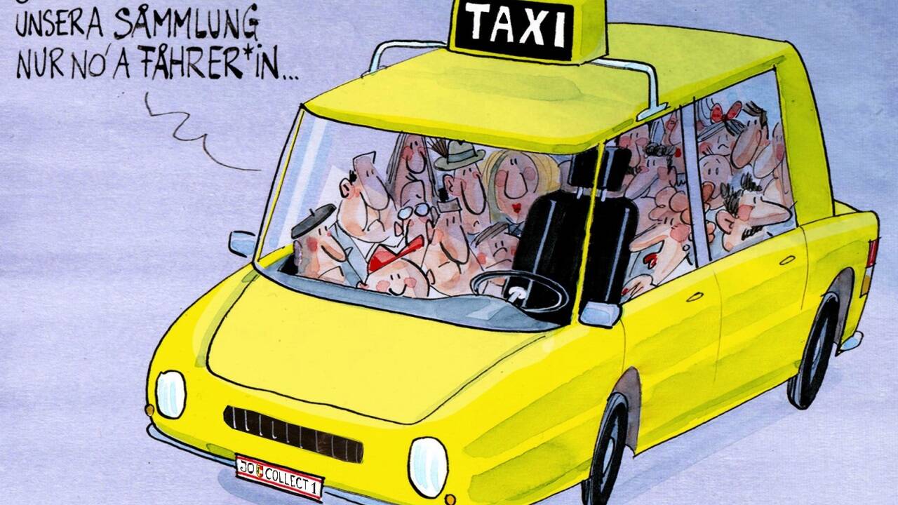 Sammeltaxi ...  Sammeltaxi ...