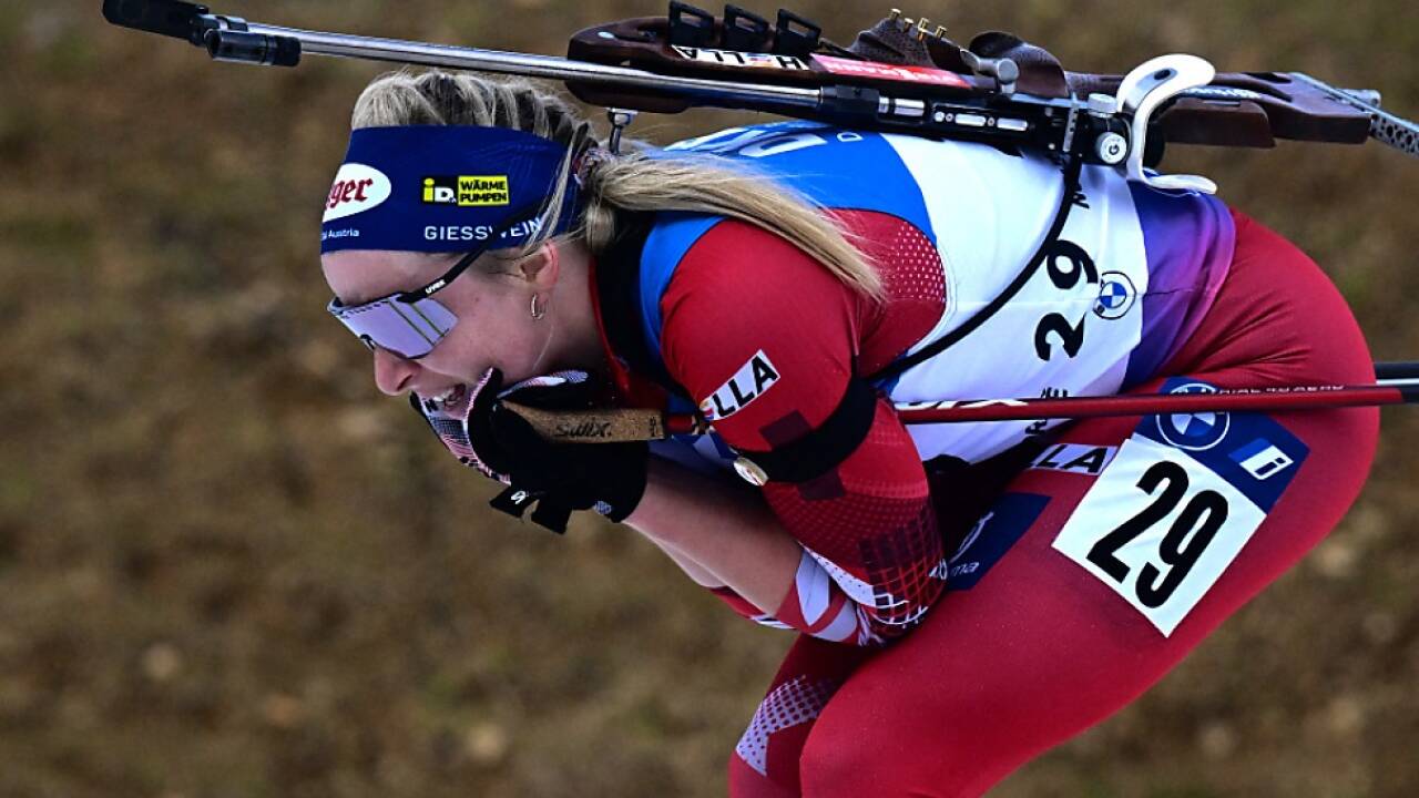 Lisa Hauser in Kontiolahti erneut in den Top Ten/Archivbild  Lisa Hauser in Kontiolahti erneut in den Top Ten/Archivbild