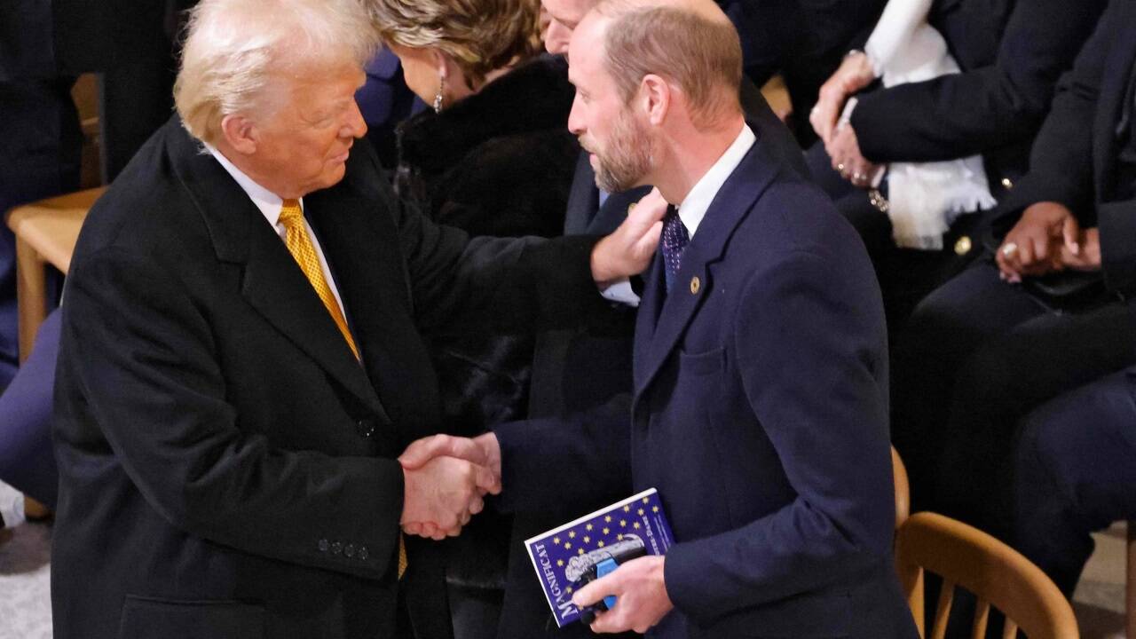 Trump und Prinz William. 