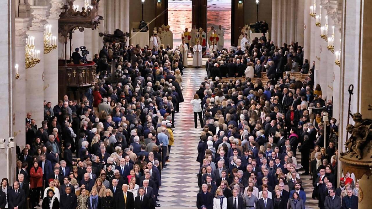 Feierliche Wiedereröffnung der Kathedrale Notre-Dame in Paris 