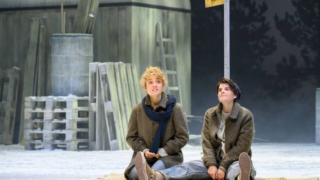 Laura Incko als Gretel, Katie Coventry als Hänsel 