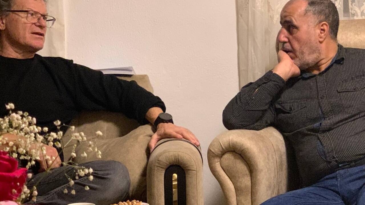 Gerhard Schwischei und Mahmoud Alkhatib: Freunde über verschiedene Kulturen hinweg.   Gerhard Schwischei und Mahmoud Alkhatib: Freunde über verschiedene Kulturen hinweg.