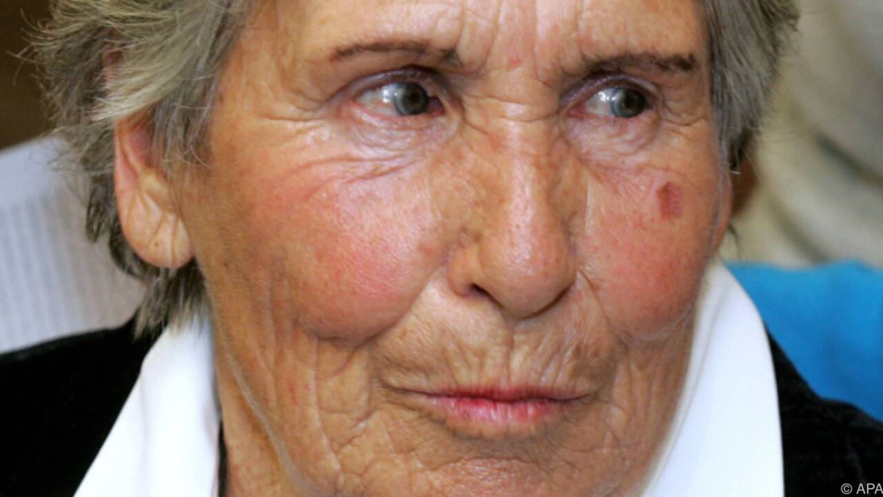 Doppel-Olympiasiegerin Trude Jochum-Beiser.  