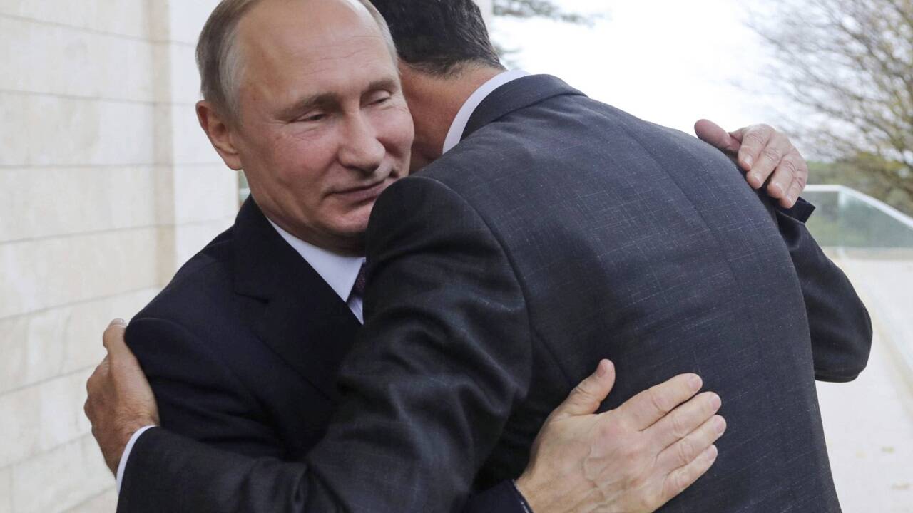 Als Putin Syriens Präsidenten Assad noch stützen konnte.  Als Putin Syriens Präsidenten Assad noch stützen konnte.