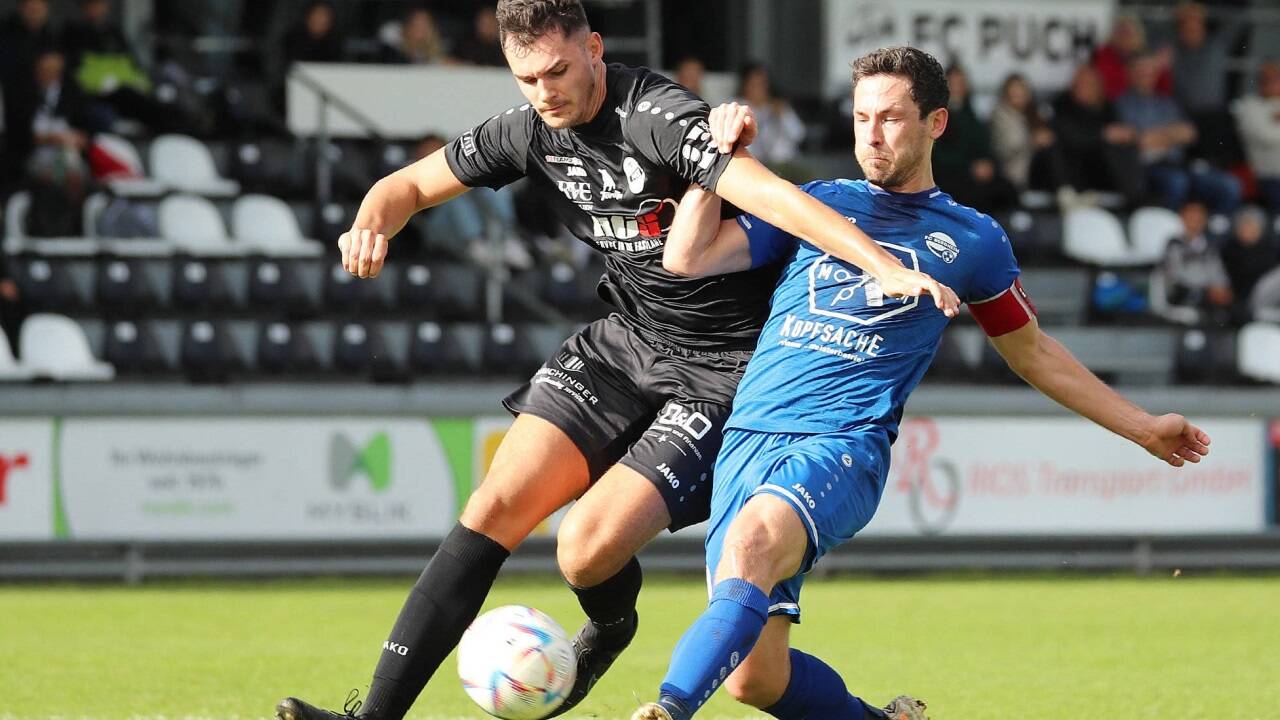 Michael Petautschnig (links) verlässt Puch, wo er in der Salzburger Liga auflief. 