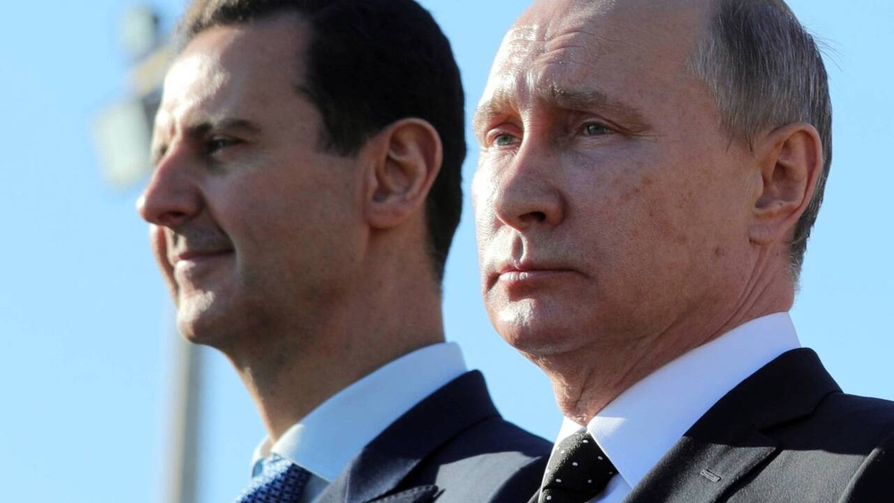 Baschar al-Assad fand bei seinem Verbündeten Wladimir Putin Exil in Moskau 