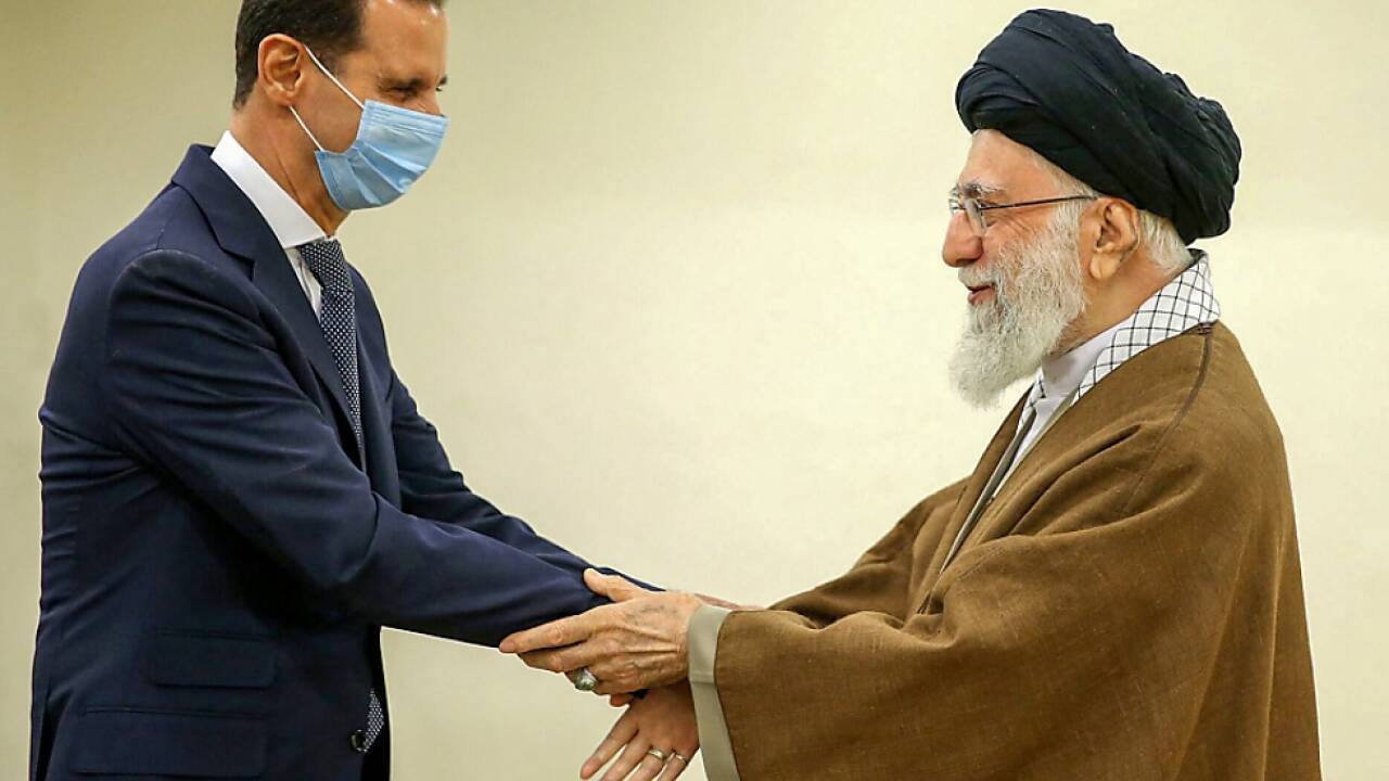 Ali Khamenei (r.) konnte gut mit Bashar al-Assad (l.) 