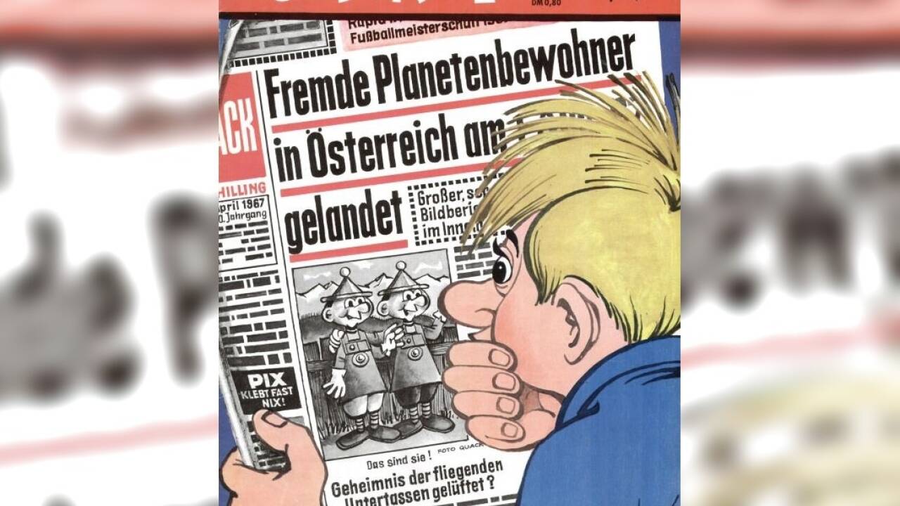 Eine „Wunderwelt“ von 1967. Aushängeschild des Kindermagazins war ... 