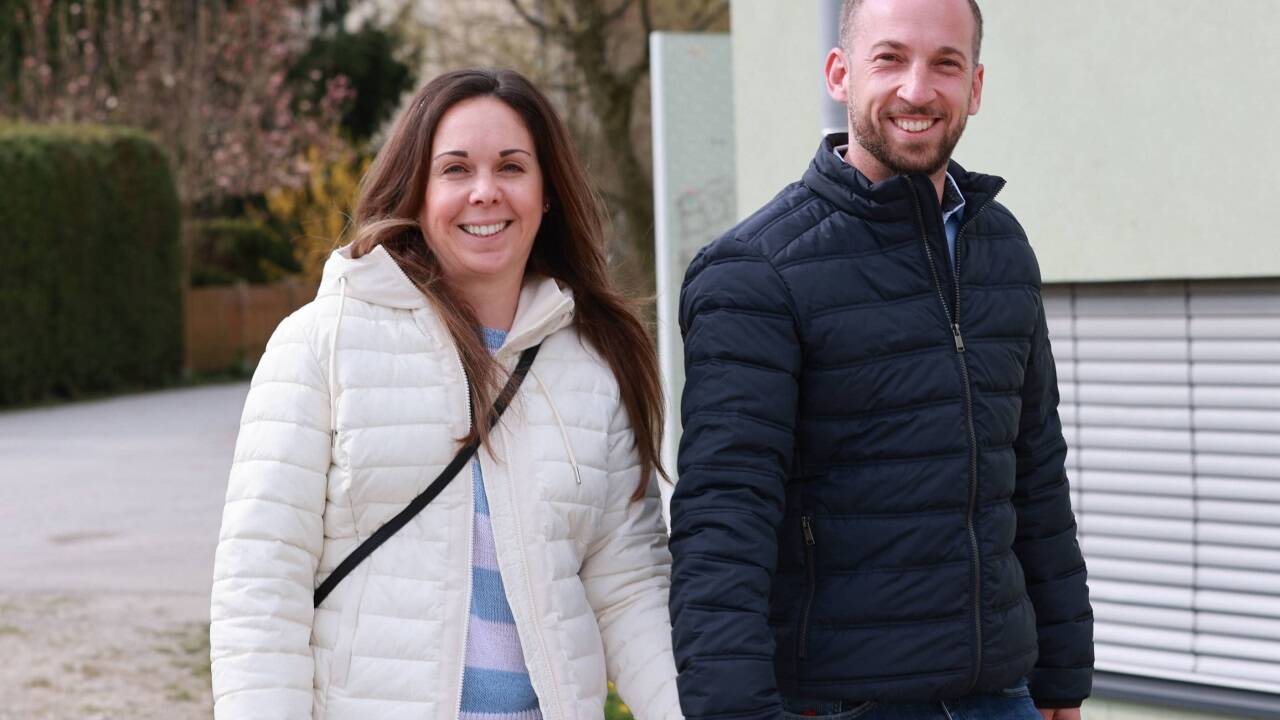 David Egger-Kranzinger und seine Frau Laurentina: Seit Freitagmittag ist der Sohn auf der Welt.  