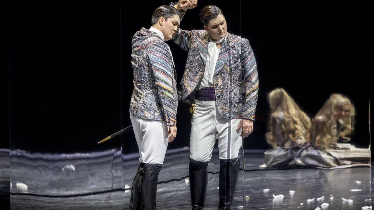 Bernarda Klinar (Octavian), Susanne Langbein (Marschallin). 