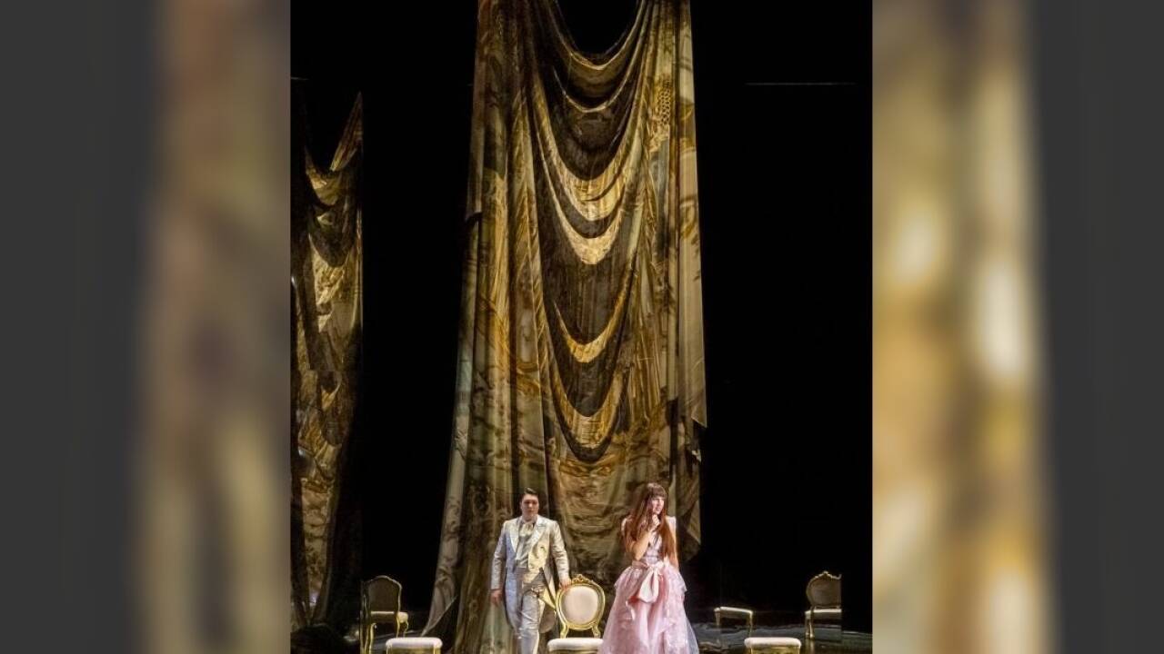 Bernarda Klinar (Octavian), Susanne Langbein (Marschallin). 