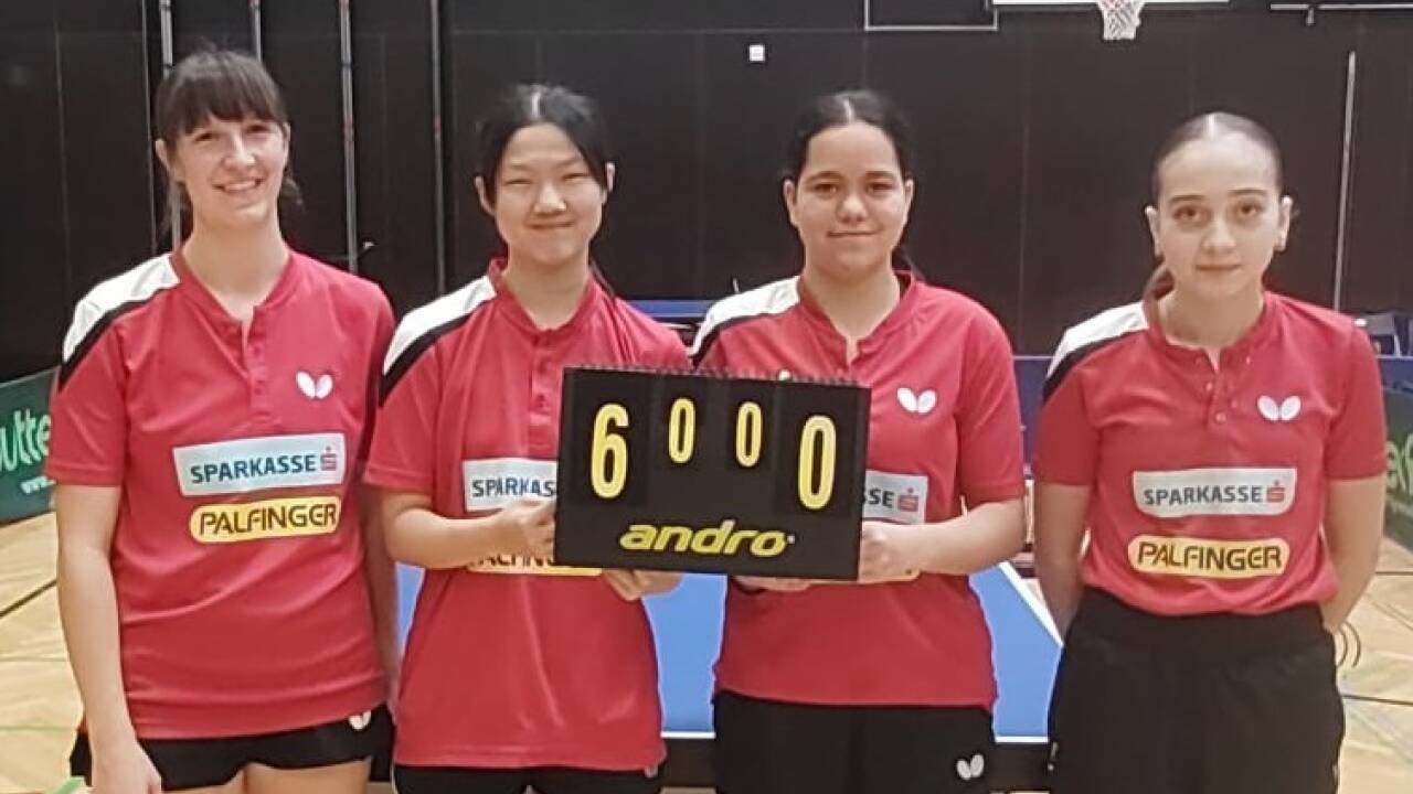 Melanie Welkhammer, Vanessa Tang, Julia Dür und Sophia Pichler waren in der Heimrunde nicht zu schlagen.  Melanie Welkhammer, Vanessa Tang, Julia Dür und Sophia Pichler waren in der Heimrunde nicht zu schlagen.