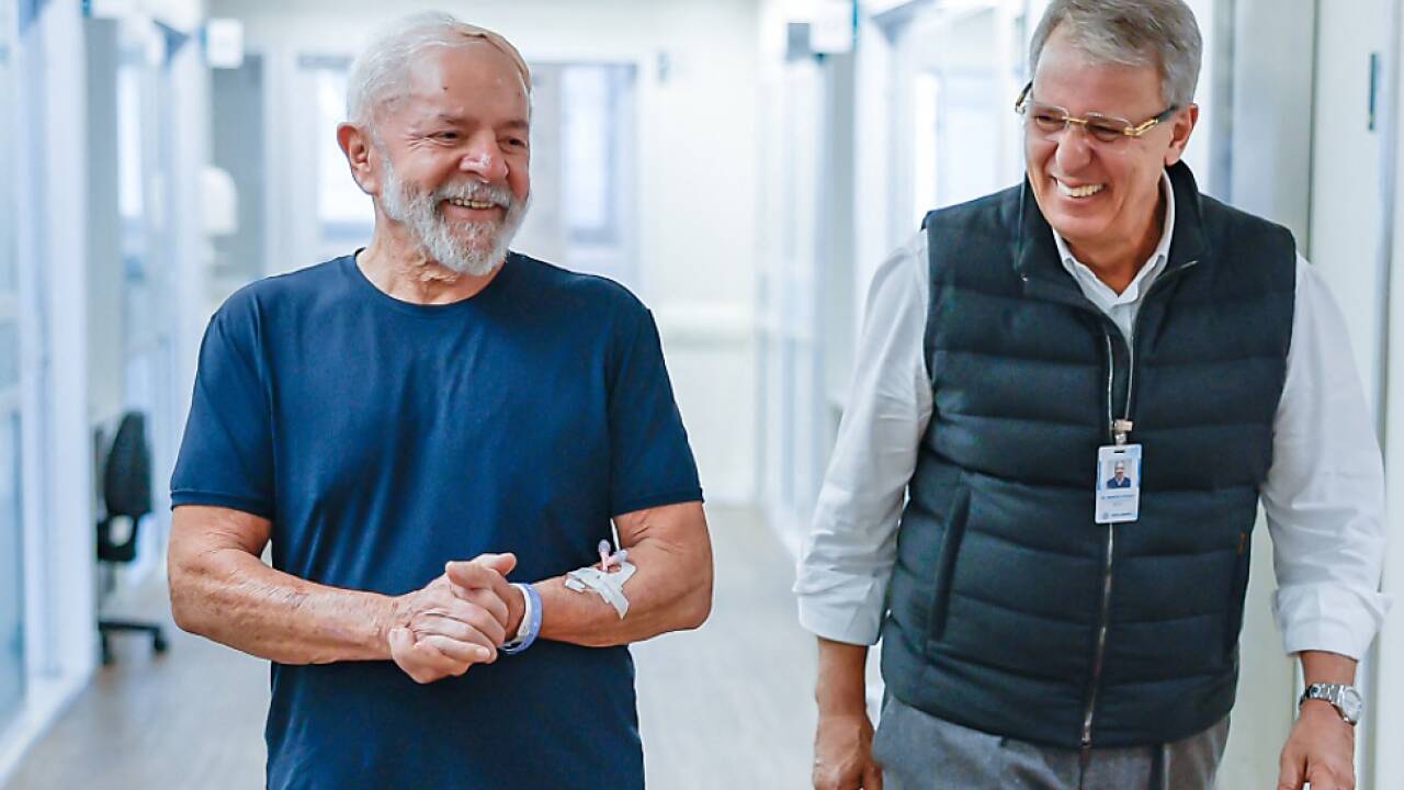 Lula konnte sich im Krankenhaus gut erholen 