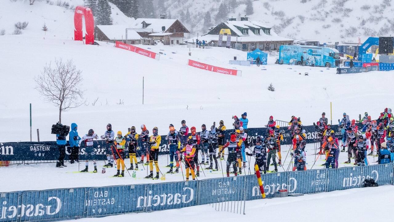 Die winterlichen Bedingungen waren für die Athletinnen und Athleten eine Herausforderung.  