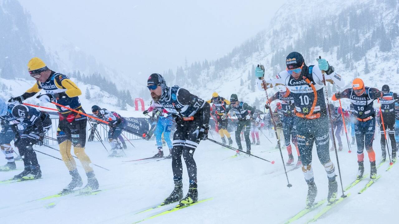 Die winterlichen Bedingungen waren für die Athletinnen und Athleten eine Herausforderung.  