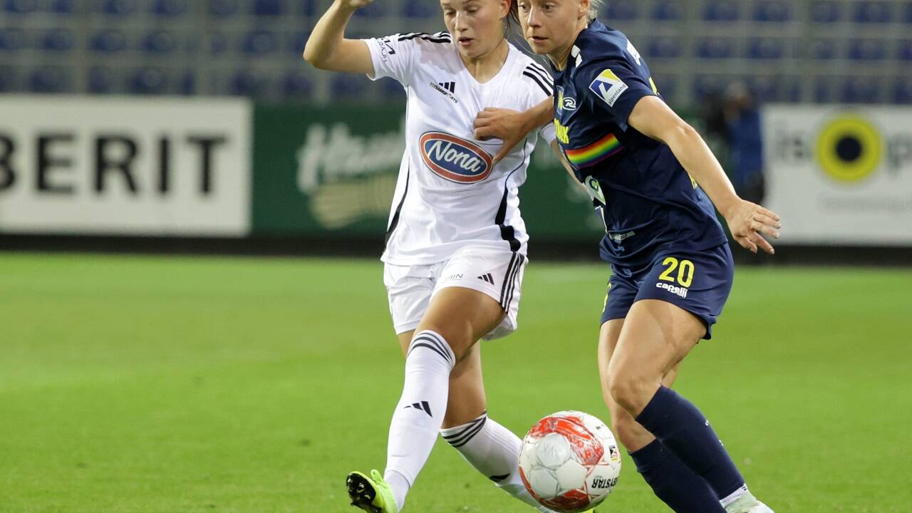 SKN St. Pölten mit Sophie Hillebrand (rechts) ist gefordert.  