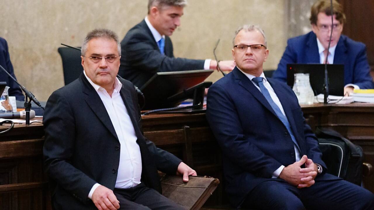 Ott und Jenewein beim Prozessauftakt Anfang November 