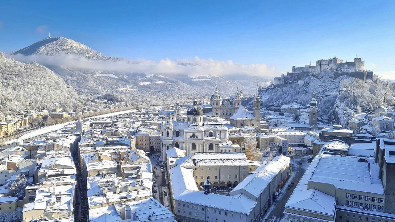 Schneefall könnte vielerorts für weiße Weihnachten sorgen – auch in Salzburg (Archivbild). 