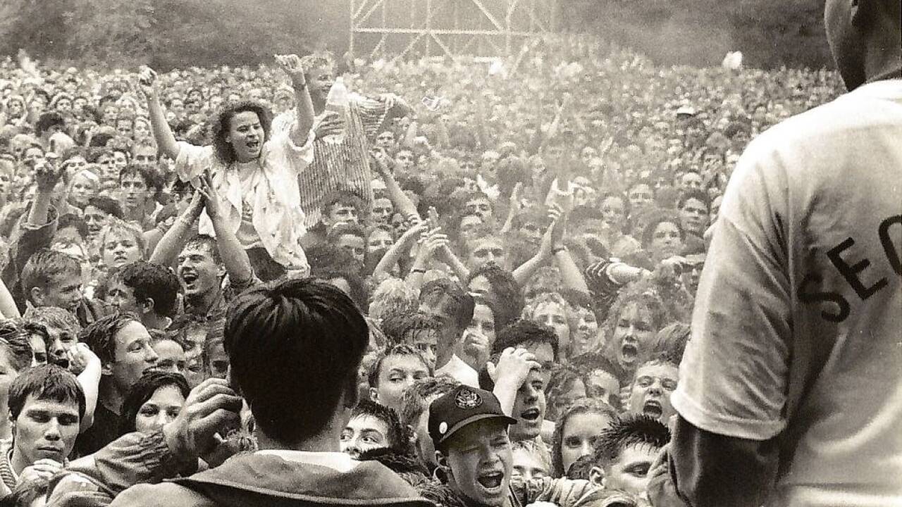Halleins größtes Musikspektakel aller Zeiten war zweifellos das Konzert von Herbert Grönemeyer in Gamp am 1. Juli 1989.  