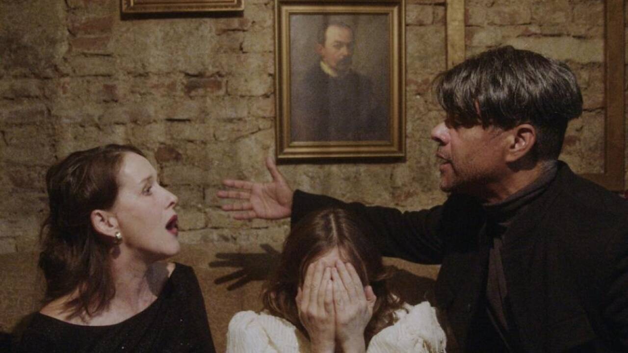 Schauspieler in den Katakomben des Theaters 