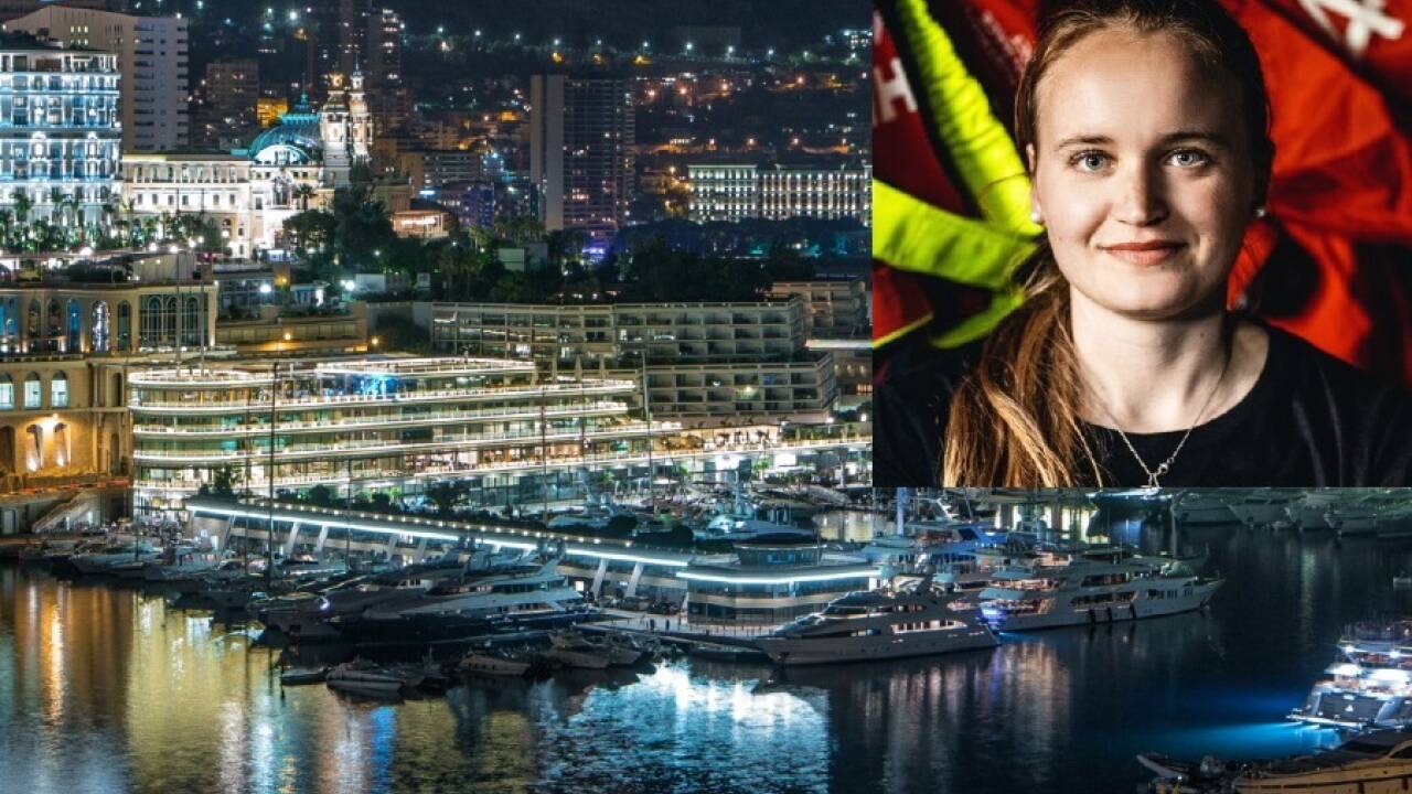 Anna Luschans Arbeitsplatz: Der Hafen und der Yachtclub von Monaco.  