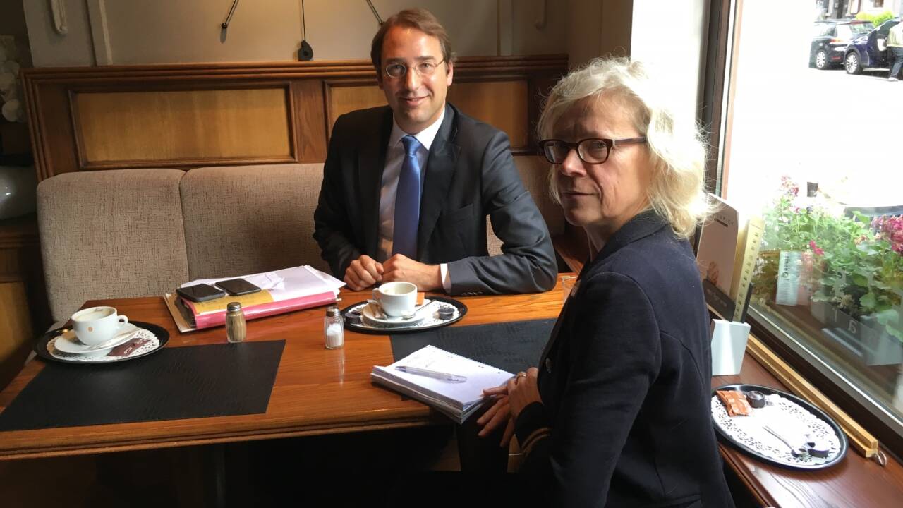 Nikolaus Marschik im Gespräch mit SN-Redakteurin Monika Graf. 