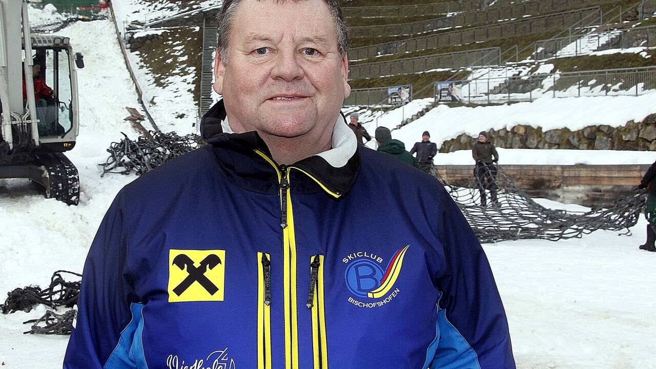Der Bischofshofener Skiclubpräsident und Tourneepräsident Manfred Schützenhofer. 
