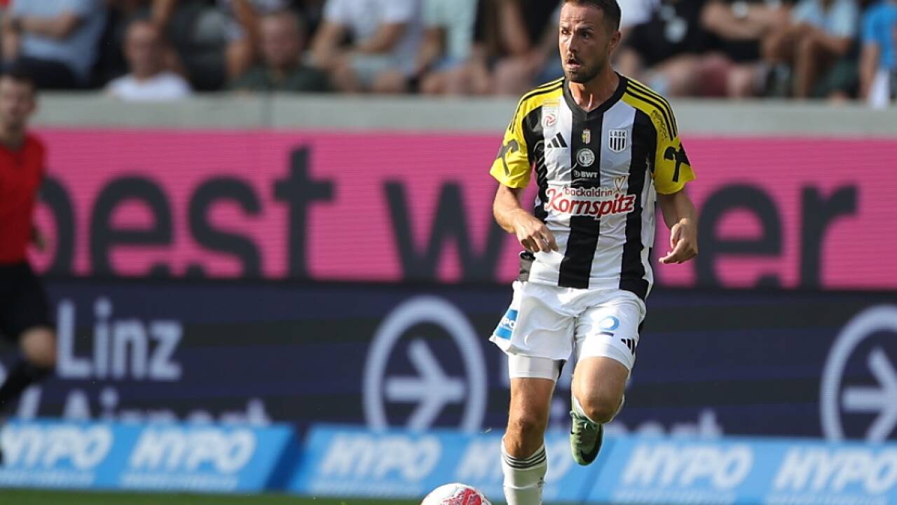 Rene Renner in einem seiner letzten Spiele für den LASK/Archivbild 