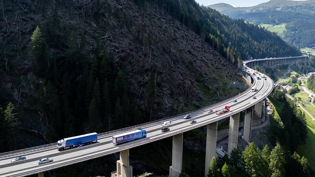 Die Luegbrücke auf der Brennerautobahn wird ab März erneuert 