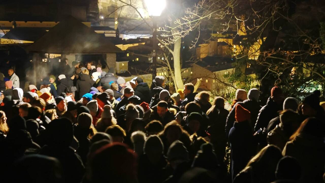 So begrüßte die Stadt Salzburg das neue Jahr 2025.  
