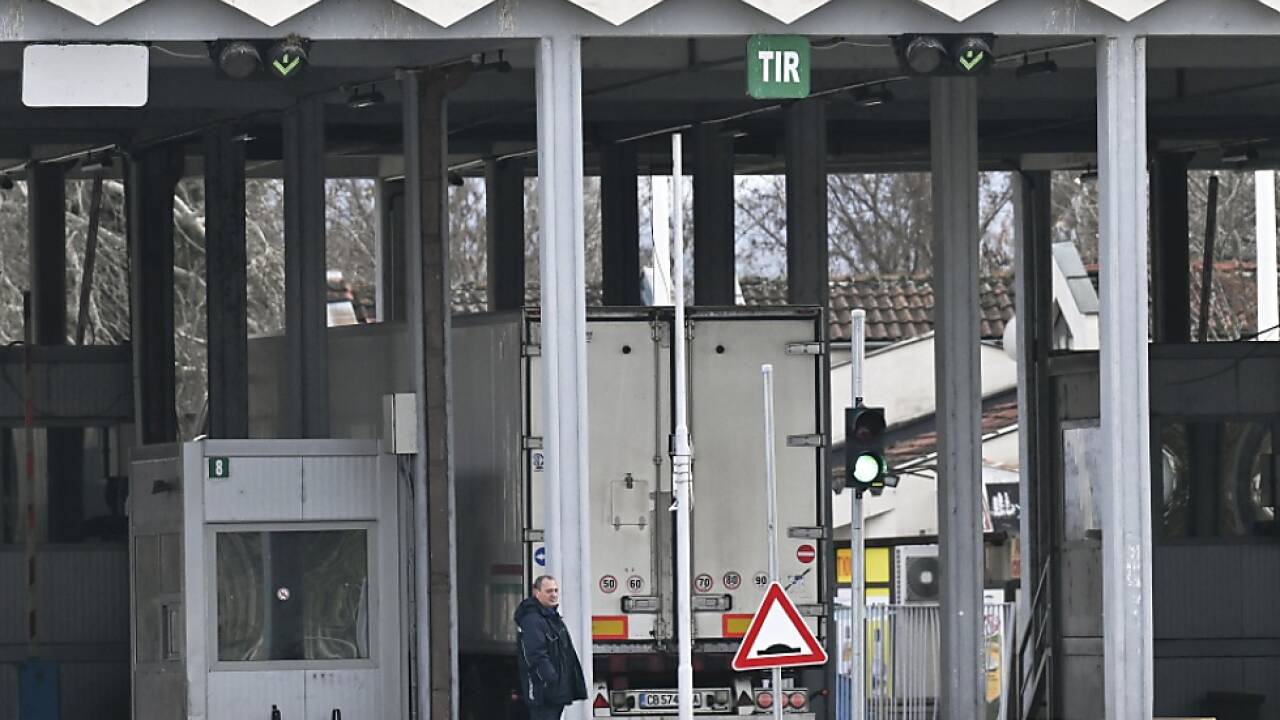 Übergang an bulgarisch-griechischer Grenze 