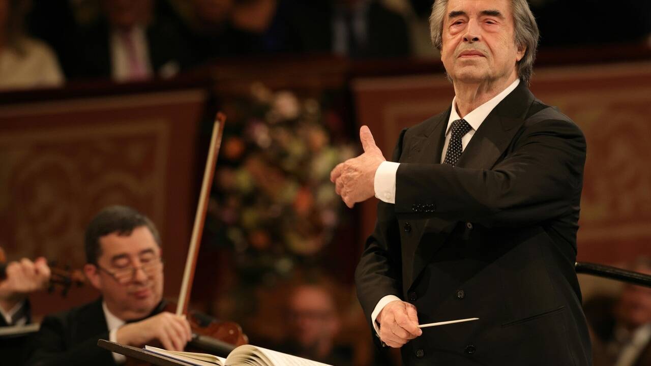 Riccardo Muti leitete zum siebten Mal das Neujahrskonzert im Wiener Musikverein. 