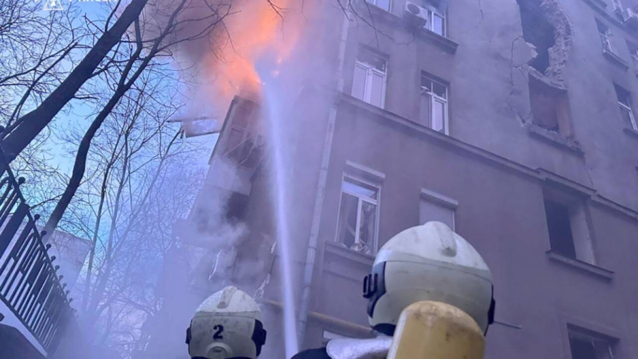 Wieder Drohnenangriffe auf Kiew Wieder Drohnenangriffe auf Kiew