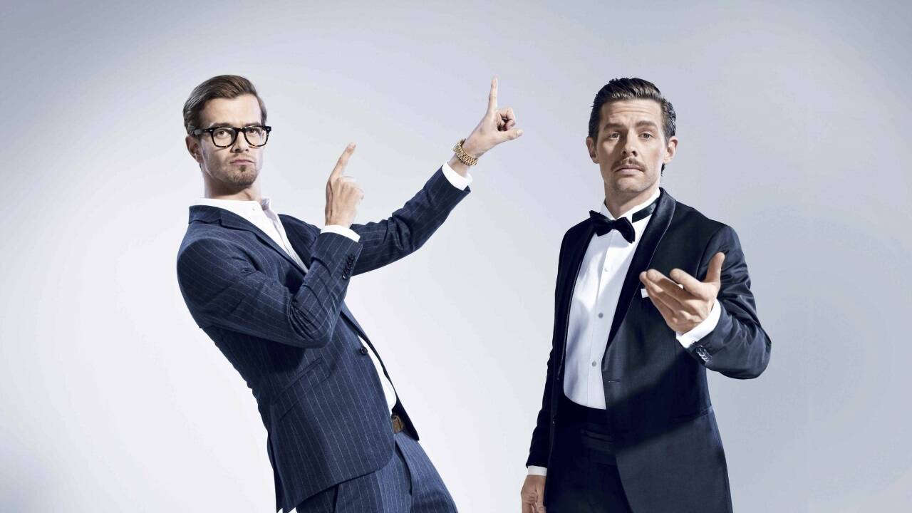 Joko Winterscheidt (l.) und Klaas Heufer-Umlauf (r.) haben sich einen neuen Spaß erlaubt.  