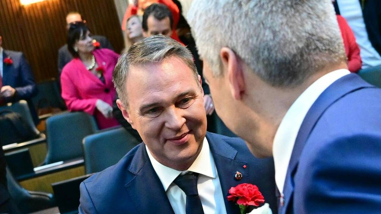 Babler, Nehammer: In Wirtschaftskreisen ist der SPÖ-Chef für viele ein rotes Tuch.  